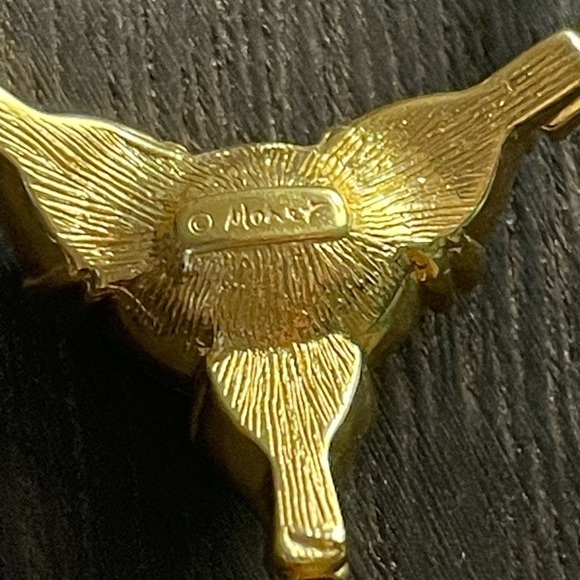 MONET | Gold-Plated Onyx & Crystal Necklace - Picture 13 of 14